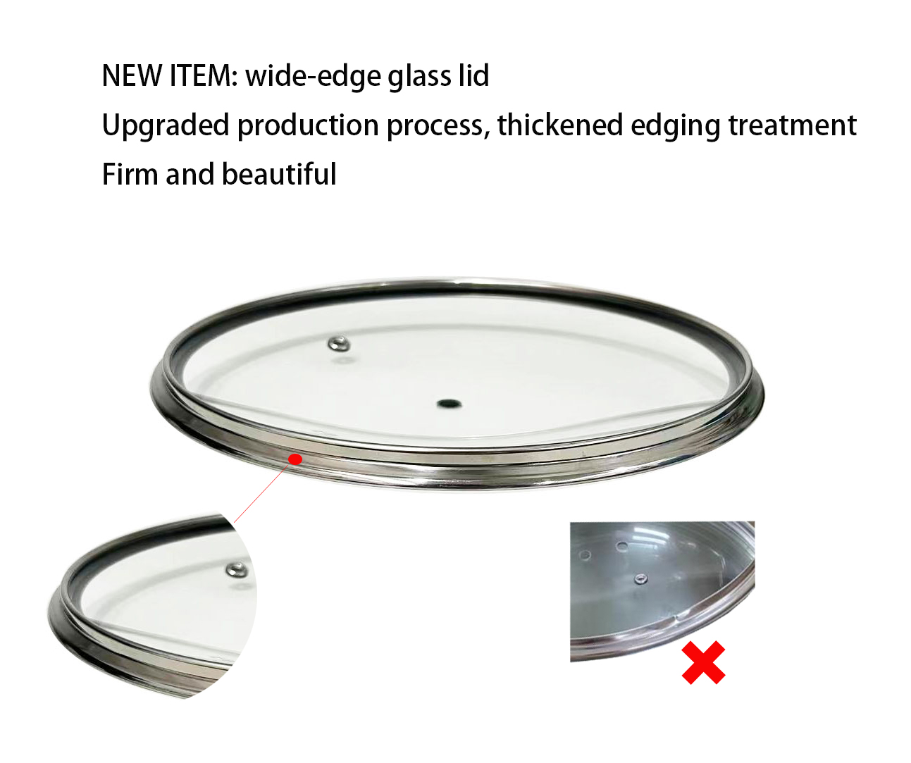 T type tempered glass lid YTWP（TB）
