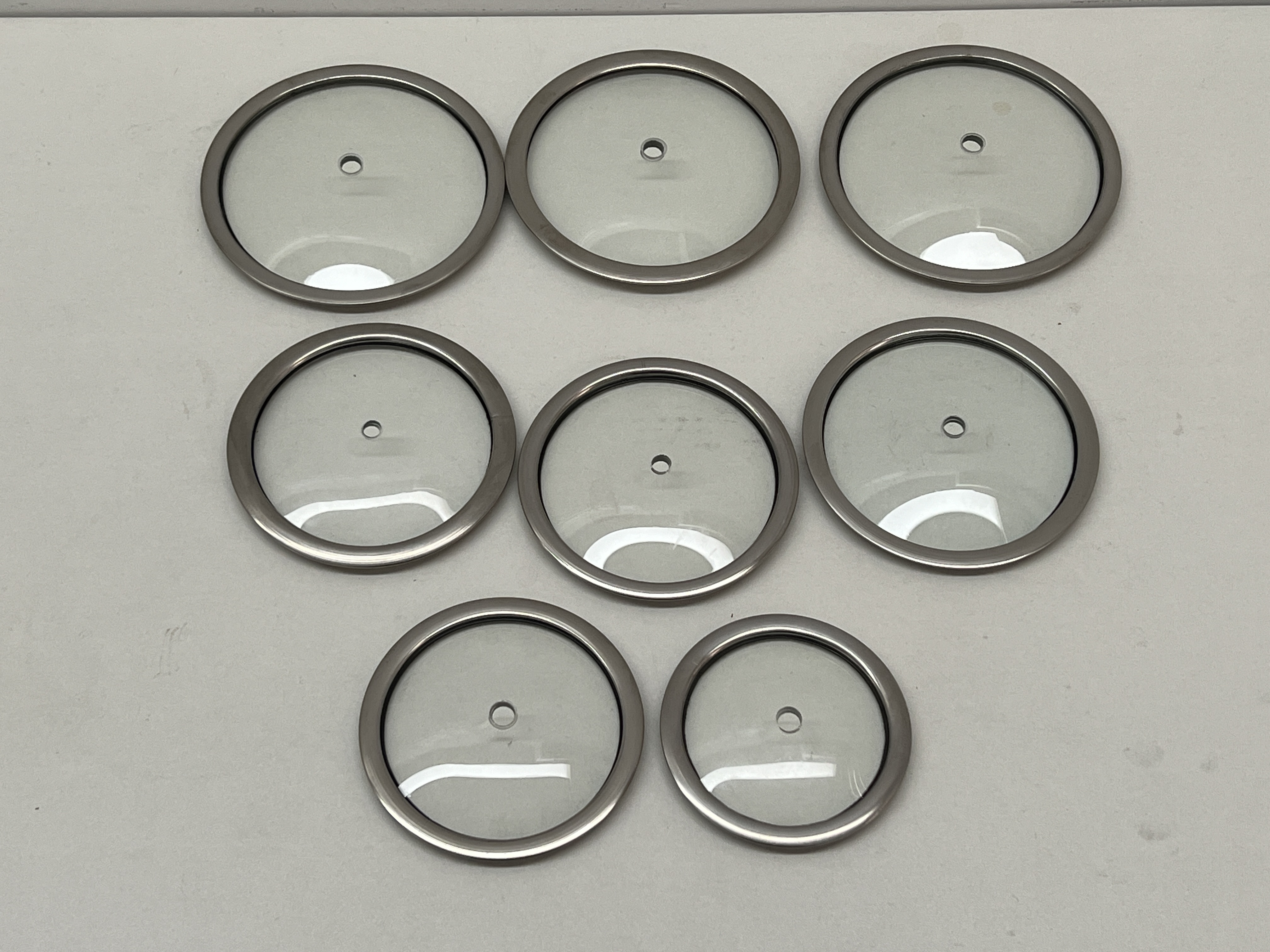 Tempered Glass Lids for Seasoning Containers Available in Multiple Sizes to Fit Spice, Salt, Pepper Jars, Storage & Serving