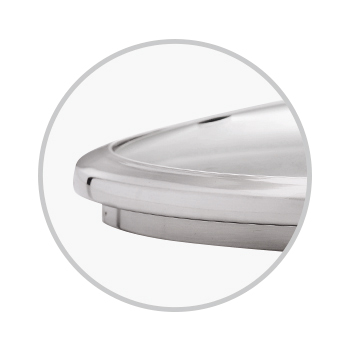 R type tempered glass lid YRWP