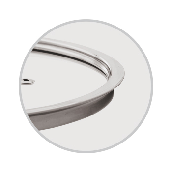 T type tempered glass lid YTFWP
